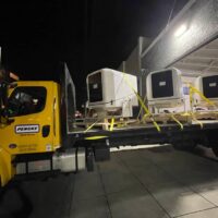 Gusci per proiettori installati a San Francisco