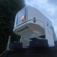 Installazione in esterno per video mapping