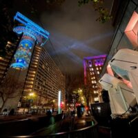 San Francisco - Installazione per video mapping in esterno
