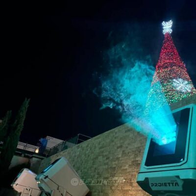 Videmapping Natalizi in esterno