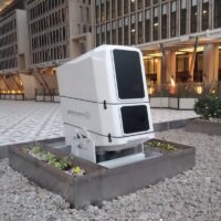 Case climatizzato da esterno personalizzato per l'alloggiamento dei video proiettori